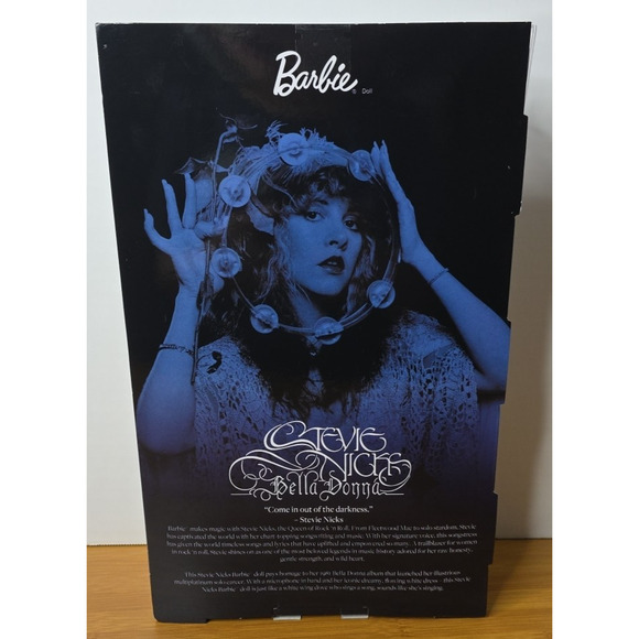 Barbie Stevie Nicks Bella Donna Doll In White Dress New Sealed IN HAND - Picture 9 of 16